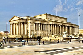 H. Elmes y C.R. Cockerell, St George's Hall, Liverpool