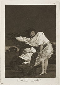 Capricho No. 36: Mala noche (Malbona nokto)