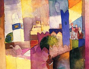 Kairouan (III), 1914. Akvarel