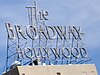 Broadway Hollywood Building sign