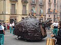 Cucafera during the "Festa Major de Santa Tecla" in Tarragona, Spain