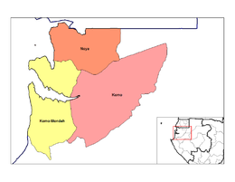 Dipartimento di Komo-Mondah – Mappa