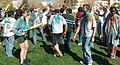 Holi celebration at Lower Johnsons Field of the University of New Mexico, the India Student Association