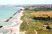 Littoral sur la Mer Baltique à Skagen.