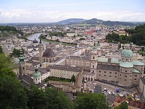 La vieille ville de Salzbourg