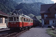 ABe 4/4 43 im Jahr 1983 in Wasserauen