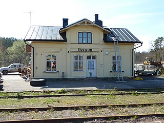 Överum station 2011