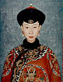 In ceremonial dress