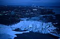 Niagara Falls by night, seen from Skylon tower