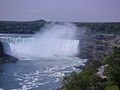 Overview photograph of the Niagara Falls