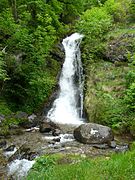 La partie supérieure de la cascade Sidonie.