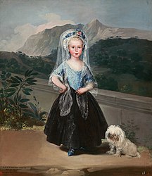 1783 María Teresa de Borbón y Vallabriga, later Condesa de Chinchón