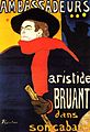 Aristide Bruant, plakat, 1892, zasebna zbirka