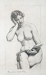 Kenyon Cox Nude study