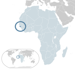 Location of  ගිනි බිසවු  (dark blue) – in Africa  (light blue & dark grey) – in the African Union  (light blue)