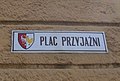 Plac Przyjaźni - tabliczka