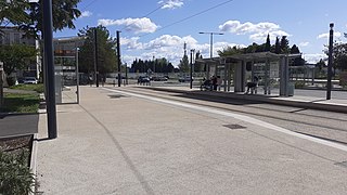 La station-terminus Saint-Chamand - Plaine des Sports.