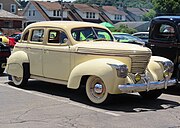 1939 Graham Model 97 Special Custom Supercharger 4-door sedan "Spirit of Motion", later nicknamed "Sharknose"