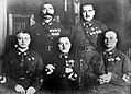 Image 9Five Marshals of the Soviet Union in 1935. Only two of them—Budyonny and Voroshilov—survived the Great Purge. Blyukher, Yegorov and Tukhachevsky were executed. (from History of the Soviet Union)