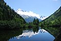 Massif du Mont-Blanc depuis le col des Montets