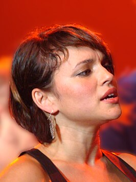 Norah Jones op het North Sea Jazz festival in Rotterdam in 2010