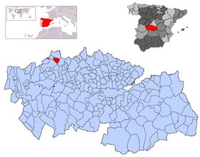 Localisation de Almendral de la Cañada