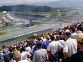 Premier virage de l'A1-Ring.