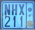 Motorcycle plate