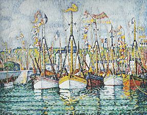 Paul Signac, Bénédiction des thoniers à Groix (1923)