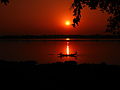 A sunset at the Hooghly River, 2012