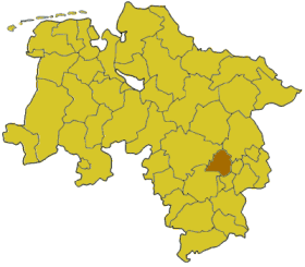 Lokasi Peine di Niedersachsen