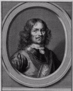 Portret van Jan van Galen door Jacob Houbraken