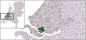 Lokaasje fan de gemeente Korendijk