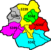 Les 19 communes de Bruxelles regroupées en 6 zones de police