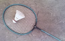 Badminton racquet and Shuttlecock