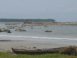 Busung aan de Gusongbaai in Simeulue in 2005