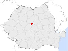 Location of Sighişoara