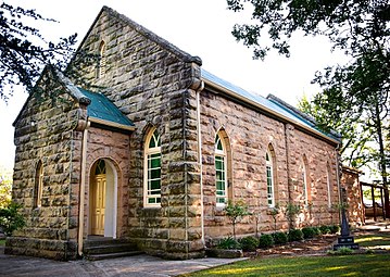 Die ou Gereformeerde kerk Ficksburg, wat van 1919 tot 1955 in gebruik was.