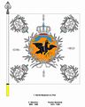 Fahne des II. Bataillons und des Füsilier-Bataillons bis 1900