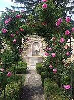 Europabrunnen im Rosengarten