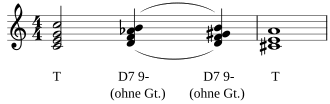 Enharmonische Modulation von C-Dur nach A-Dur