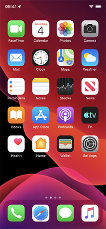 File:IOS 13 Homescreen iPhone X.png