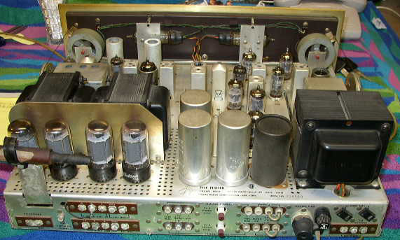 File:Fisher 800B Tube Stereo Receiver (internal view).jpg