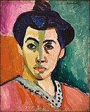 Portrait of Madame Matisse (The green line), 1905, Statens Museum for Kunst, Copenhagen, Denmark