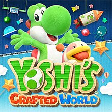 Icon artwork, displaying Yoshi and Poochy behind the game's logo