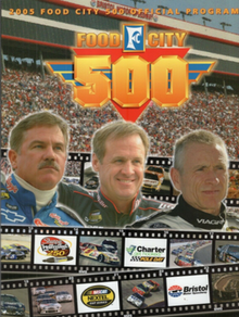 The 2005 Food City 500 program cover.