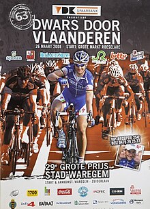 Event poster with previous winner Tom Boonen