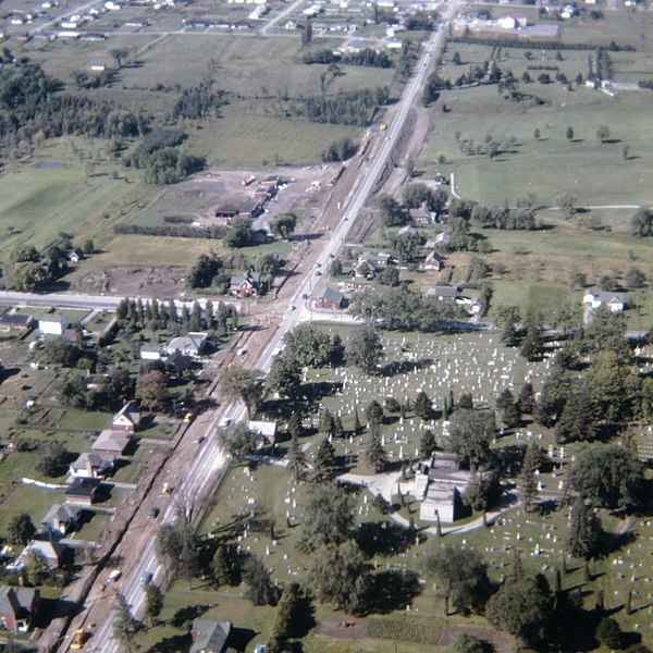 File:Highway 2 at Thornton, Oshawa, 1965.jpg