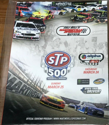 2018 STP 500 program cover