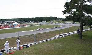 Turn 8 heading into The Esses